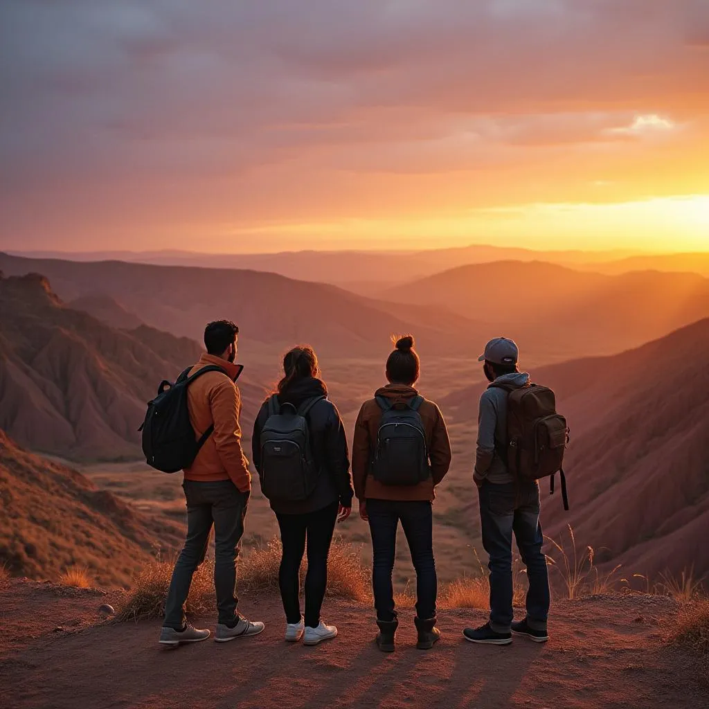 Amanecer en la Quebrada de Humahuaca